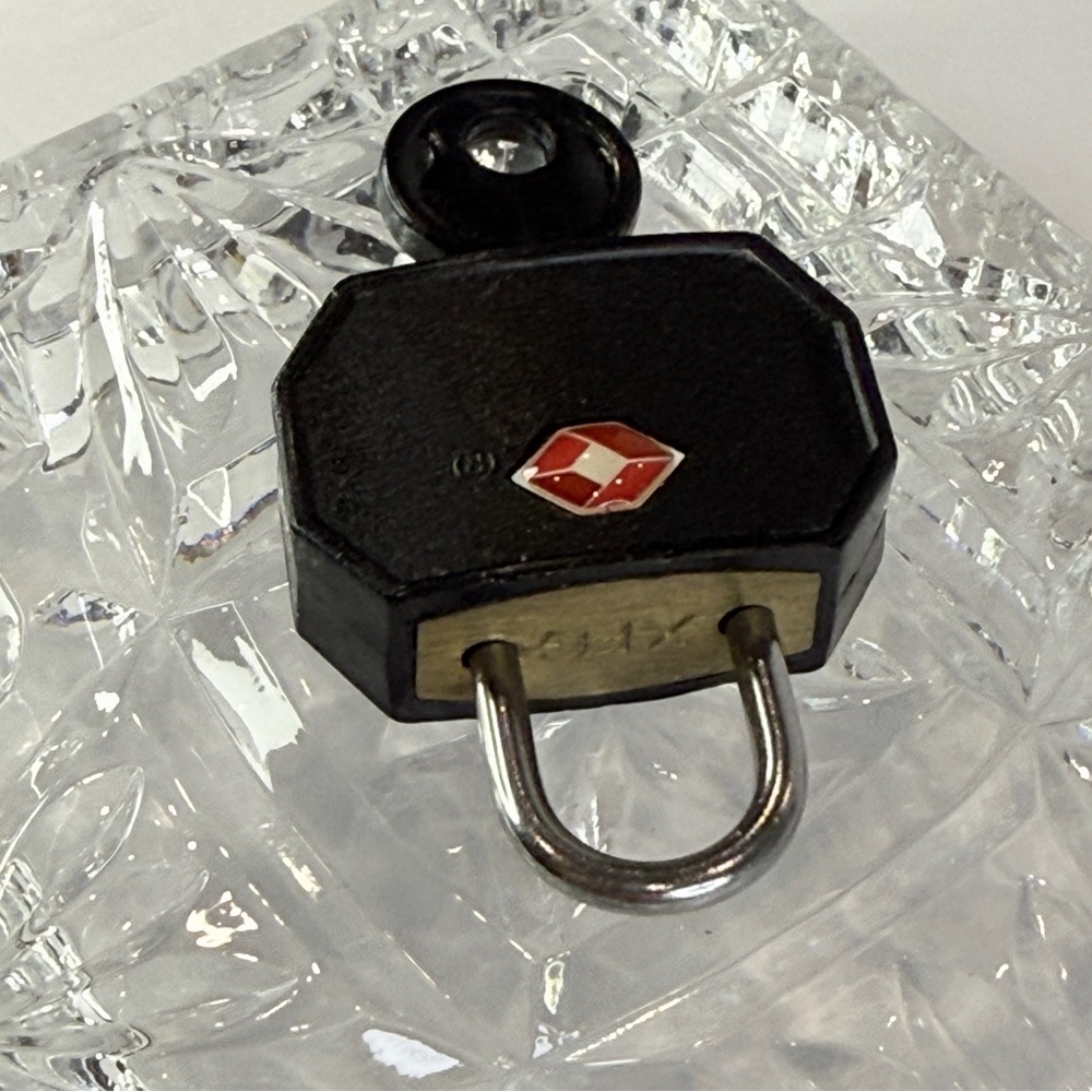 TSA 007 Travel Luggage Lock Compact Black Security Padlock 🔒 - Picture 8 of 12